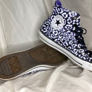 CONVERSE - HIGH TOP CHEETAH PRINT 💜